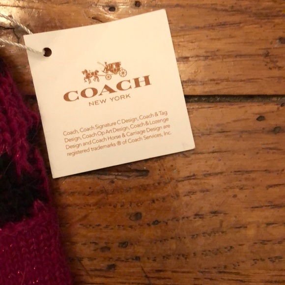 COACH Ocelot Touch GLOVES - Picture 5 of 8